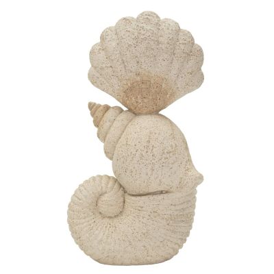 Kendra Home - Sculpture Sea, Beige, 17,2x10x30,2 cm