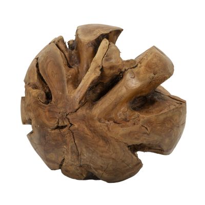 Kendra Home - Scultura Radice, Marrone, 50x50x50 cm