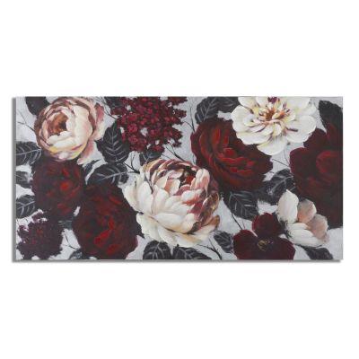 Kendra Home - Stampa su Tela Fiori 61, Multicolore, 150x3,8x76 cm