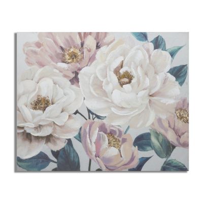 Kendra Home - Stampa su Tela Fiori 65, Multicolore, 100x3,7x80 cm