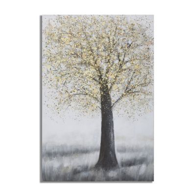 Kendra Home - Stampa su Tela Albero 12, Multicolore, 80x3,8x120 cm