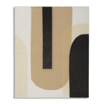 Kendra Home - Stampa su Tela Geometrico 21, Multicolore, 80x2,8x100 cm