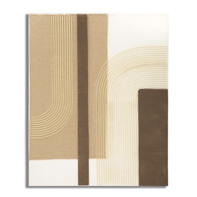 Kendra Home - Stampa su Tela Geometrico 22, Multicolore, 80x2,8x100 cm