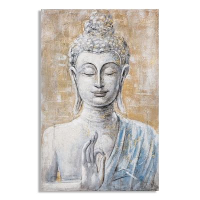 Kendra Home - Stampa su Tela Buddah 2, Multicolore, 80x3x120 cm