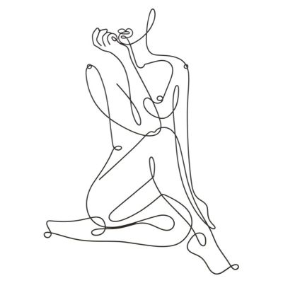 Kendra Home - Decorazione in Metallo Corpi 5, Nero, 60x1,3x80 cm