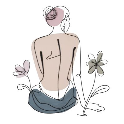 Kendra Home - Decorazione in Metallo 3D Corpi 6, Multicolore, 80x1,3x90 cm