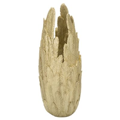 Kendra Home - Vaso Decorativo MF653, Oro, 32x34x80 cm