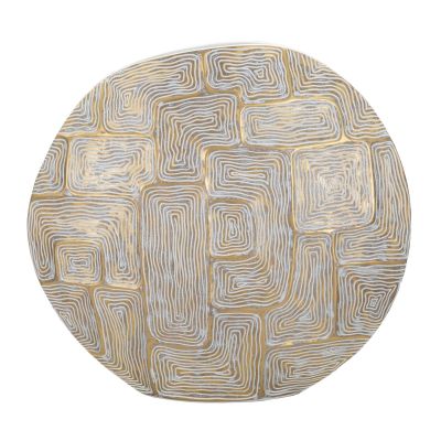 Kendra Home - Vaso Decorativo MF662, Oro, 48x13x44,5 cm