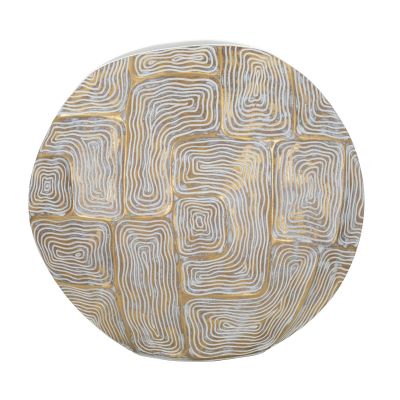 Kendra Home - Vaso Decorativo MF681, Oro, 36x11x34,5 cm