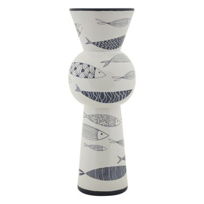 Kendra Home - Vaso Decorativo MF637, Multicolore, 14x14x38,5 cm