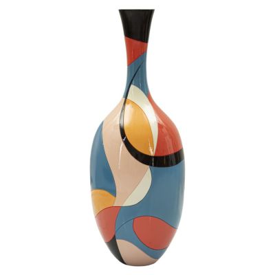 Kendra Home - Vaso Decorativo MF659, Multicolore, 25x25x66 cm