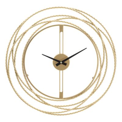 Kendra Home - Orologio da Parete MF237, Oro, 50x4x50 cm
