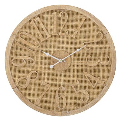 Kendra Home - Orologio da Parete MF233, Marrone, 60x4,5x60 cm