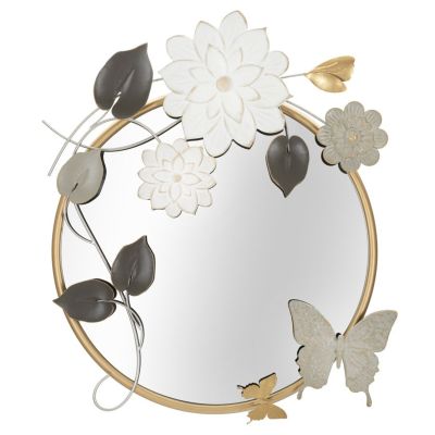 Kendra Home - Specchio con Cornice Geometrico 16, Multicolore, 74,9x7x66 cm