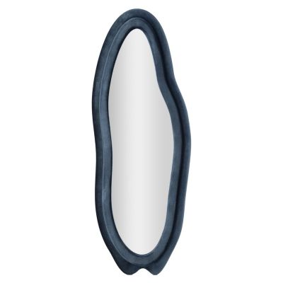 Kendra Home - Specchio con Cornice MF466, Blu, 40x4x160 cm