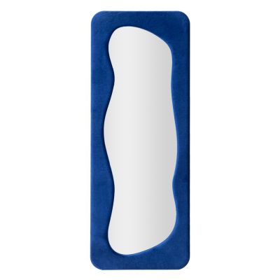 Kendra Home - Specchio con Cornice MF461, Blu, 40x4x160 cm