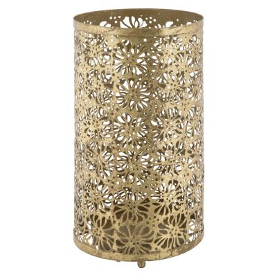 Kendra Home - Porta Ombrelli MF331, Oro, 24x24x42 cm