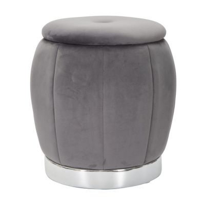 Kendra Home - Pouf MF356, Grigio, 43x43x43 cm