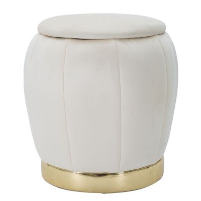 Kendra Home - Pouf MF358, Beige, 43x43x43 cm