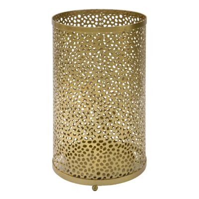 Kendra Home - Porta Ombrelli MF332, Oro, 24x24x43 cm