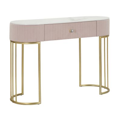 Kendra Home - Tavolo Consolle MF616, Rosa, 100x40x75 cm