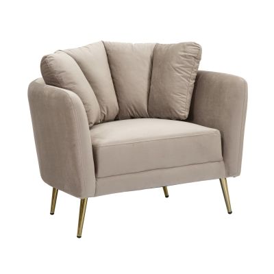 Kendra Home - Poltrona MF325, Grigio, 88x77x74 cm