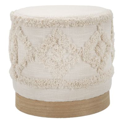 Kendra Home - Pouf MF355, Marrone, 40x40x40 cm