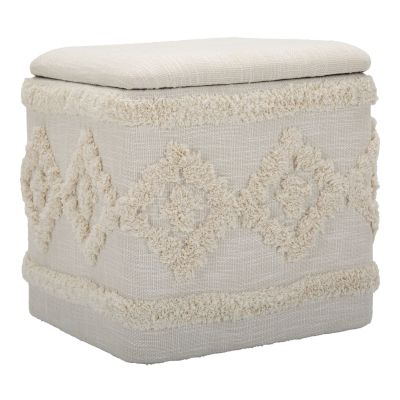 Kendra Home - Pouf MF361, Marrone, 40x40x40 cm