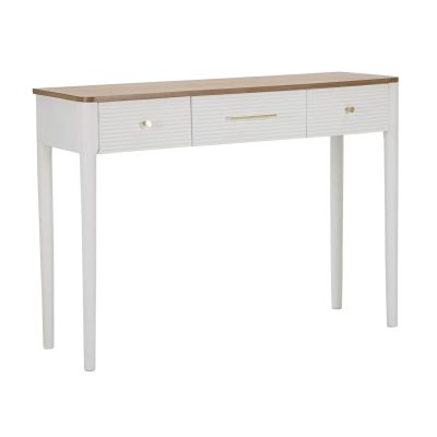 Kendra Home - Tavolo Consolle MF606, Bianco, 107x37x80 cm