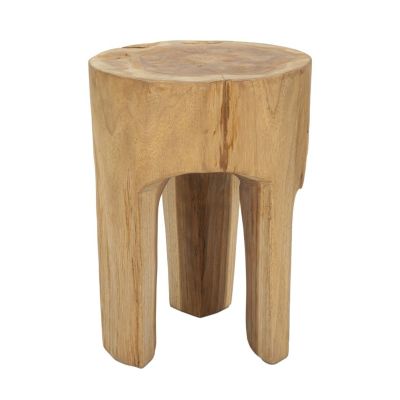 Kendra Home - Sgabello Basso Natura 9, Marrone, 30x30x40 cm