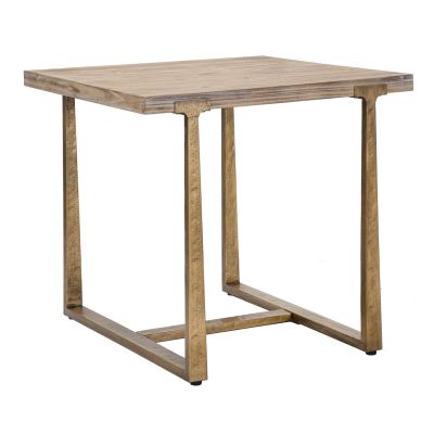 Kendra Home - Tavolo MF577, Marrone, 80x80x76 cm