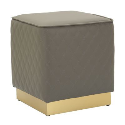 Kendra Home - Pouf MF352, Grigio, 38x38x38 cm