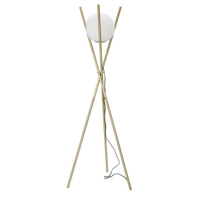 Kendra Home - Lampada da Terra MF200, Oro, 55x55x155 cm
