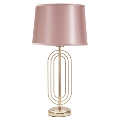 Kendra Home - Lampada da Tavolo MF139, Rosa, 28x28x55 cm
