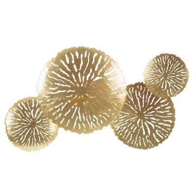 Kendra Home - Lampada a Parete MF48, Oro, 47x13x28 cm