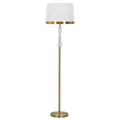 Kendra Home - Lampada da Terra MF214, Bianco, 40x40x153 cm