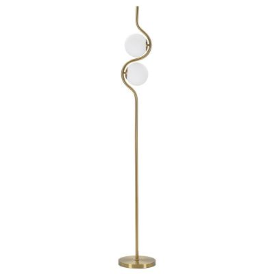 Kendra Home - Lampada da Terra MF205, Oro, 25x25x168 cm