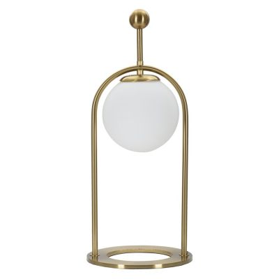 Kendra Home - Lampada da Tavolo MF149, Oro, 21x21x50 cm