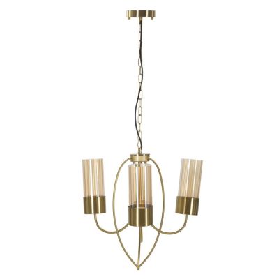Kendra Home - Lampada a Sospensione MF80, Oro, 60x60x103 cm