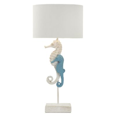 Kendra Home - Lampada da Tavolo Cavalluccio Marino 1, Multicolore, 30,5x30,5x66,5 cm