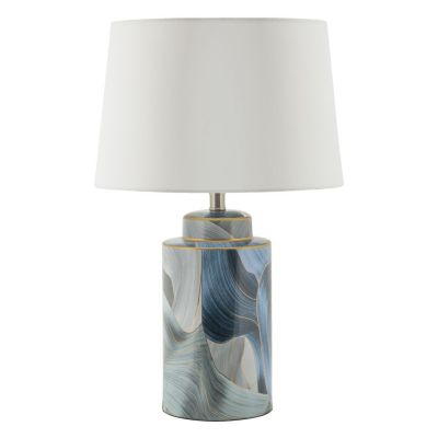 Kendra Home - Lampada da Tavolo MF103, Multicolore, 40x40x64 cm