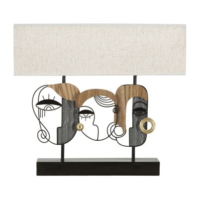 Kendra Home - Lampada da Tavolo Volti 4, Multicolore, 50x17,8x45 cm