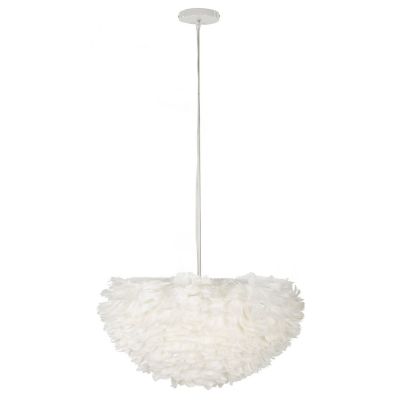 Kendra Home - Lampada a Sospensione MF76, Bianco, 60x60x30 cm
