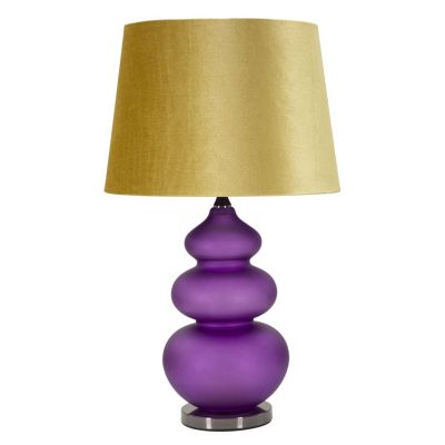 Kendra Home - Lampada da Tavolo MF176, Viola, 40x40x70 cm