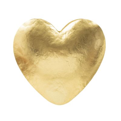 Kendra Home - Lampada a Parete Cuore 2, Oro, 25,5x15x24 cm