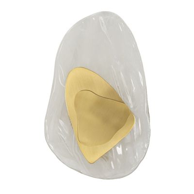 Kendra Home - Lampada a Parete MF61, Oro, 21x8x31 cm