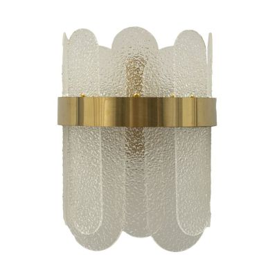 Kendra Home - Lampada a Parete MF64, Oro, 20x14x28 cm