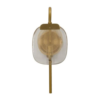 Kendra Home - Lampada a Parete MF68, Oro, 15x14x38 cm