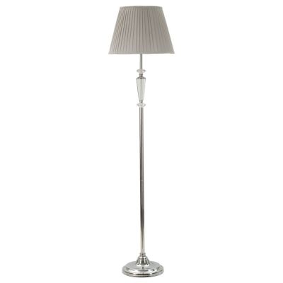 Kendra Home - Lampada da Terra MF213, Argento, 40x40x164 cm