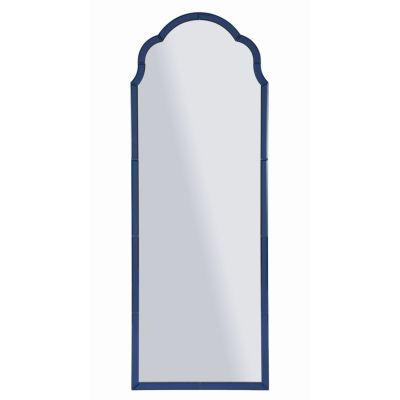 Kendra Home - Specchio con Cornice Classico 2, Blu, 150x55x2 cm
